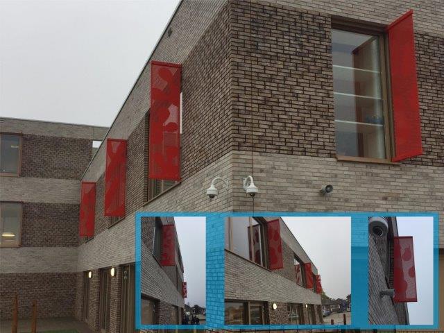 Geperforeerde aluminium gevel panelen met geintegreerde afbeelding