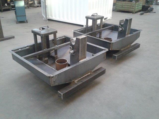 Opvangbak bentoniet Klemm ankerboormachine