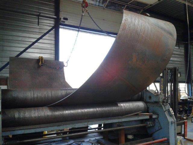 Gewalste trapboom wenteltrap in opgang gewalst